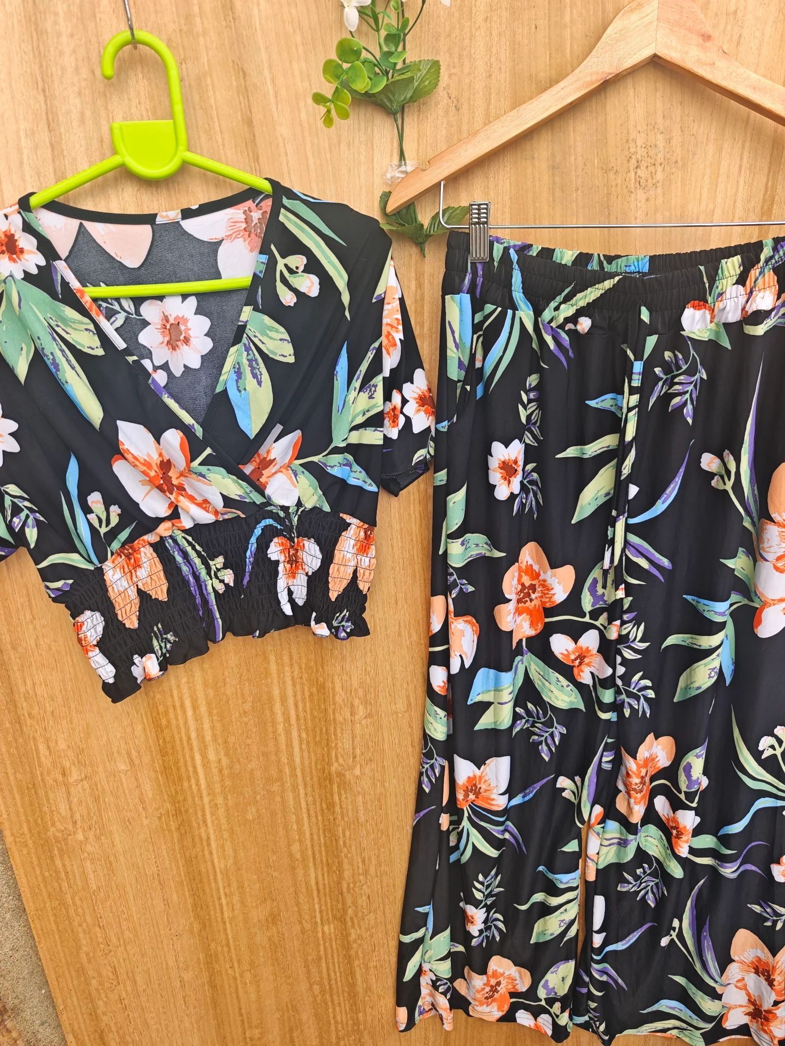 Conjunto de pantalonas e top xl/xxl
